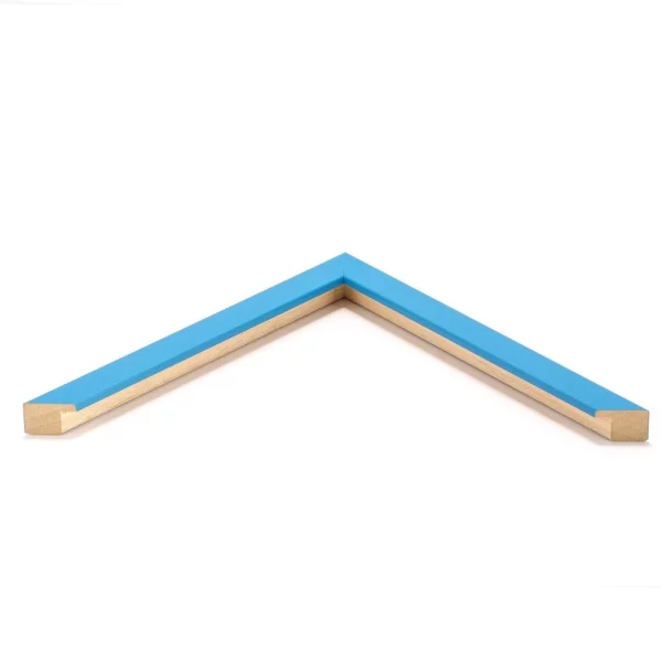 Cadre en bois Bentley 9x13 cm | bleu clair | verre standard (2 mm)