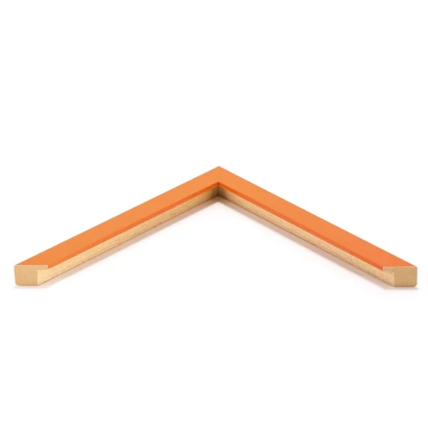 Cadre en bois Bentley 9x13 cm | orange | verre standard (2 mm)