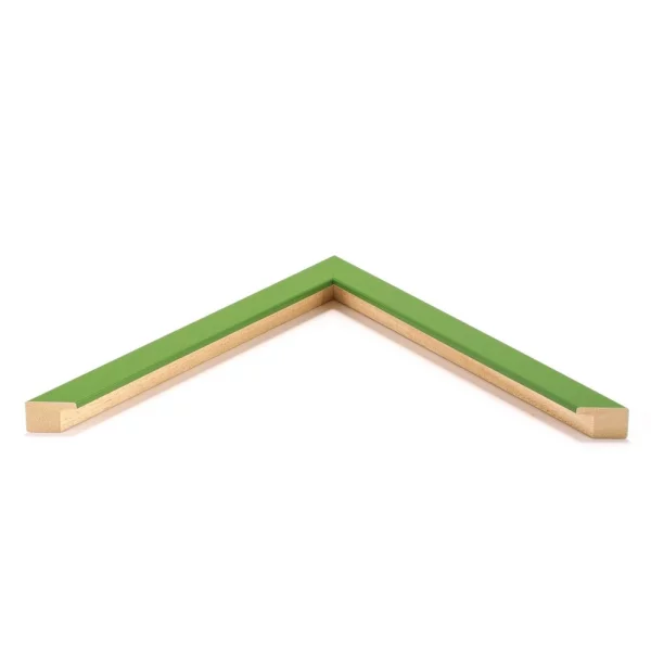 Cadre en bois Bentley 9x13 cm | pistache | verre standard (2 mm)