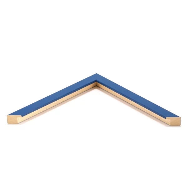 Cadre en bois Bentley 9x13 cm | bleu roi | verre standard (2 mm)