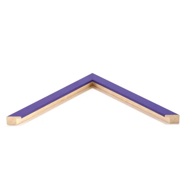 Holzrahmen-Zuschnitt Bentley Lila | Normalglas (2 mm)