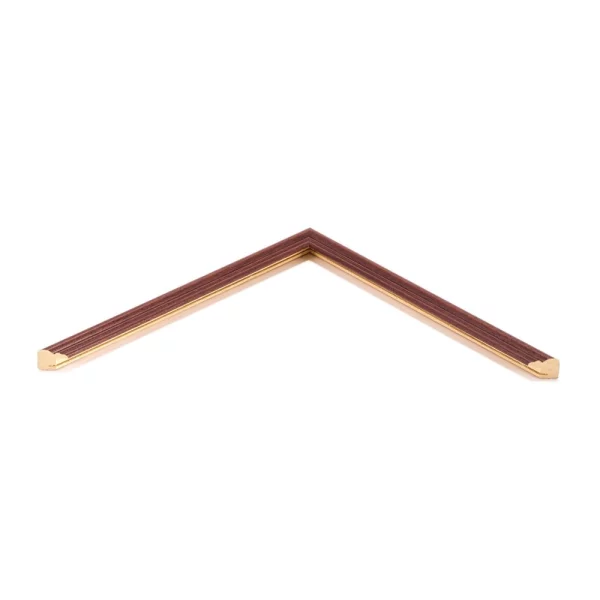 Holz Bilderrahmen Barkingside 10x10 cm | Dunkelbraun | Normalglas (2 mm)