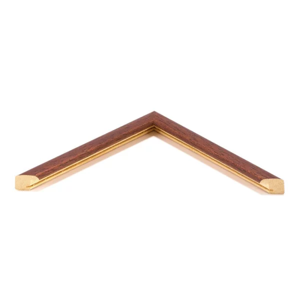 Holz Bilderrahmen Bayswater 10x10 cm | Wenge | Normalglas (2 mm)