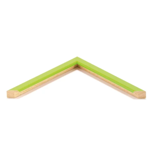 Cadre en bois Mill Hill 21x29,7 cm (A4) | vert brillant | verre standard (2 mm)