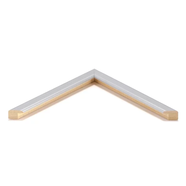 Holz Bilderrahmen Mill Hill 10x10 cm | Silbergrau | Normalglas (2 mm)