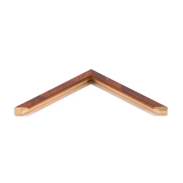 Cadre en bois sur mesure Brent Cross racine | verre standard (2 mm)
