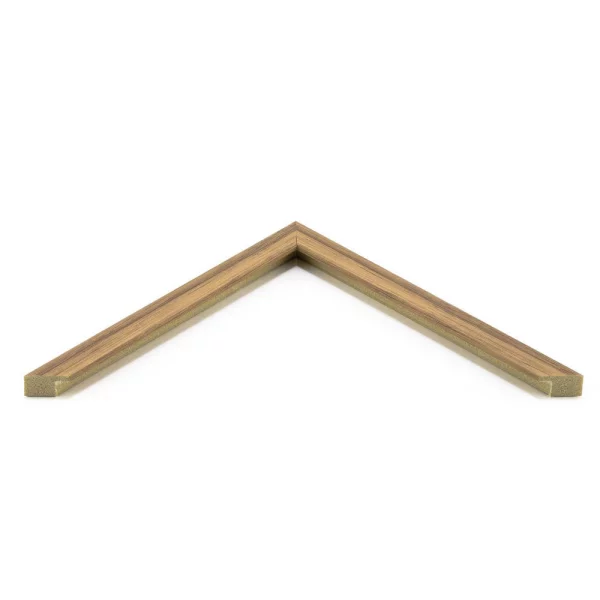 Cadre en plastique Burnt Oak 9x13 cm | nature foncée | verre standard (2 mm)