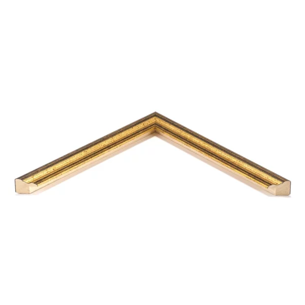 Cadre en bois sur mesure Camden Town or | verre standard (2 mm)