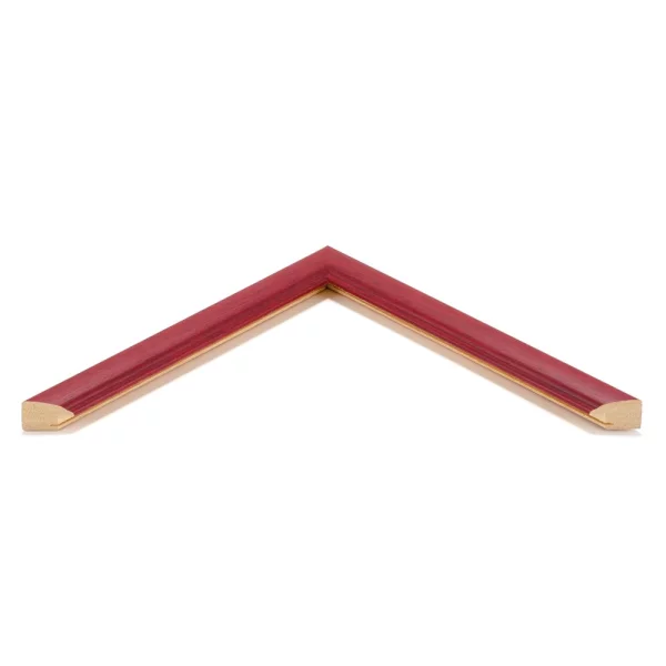 Holz Bilderrahmen Charing Cross 10x10 cm | Bordeaux glänzend | Normalglas (2 mm)