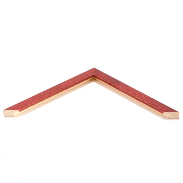 Holz Bilderrahmen Dagenham Heathway 10x10 cm | Brombeerrot | Normalglas (2 mm)