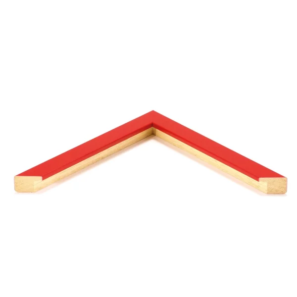 Cadre en bois Eastcote 9x13 cm | rouge | verre standard (2 mm)