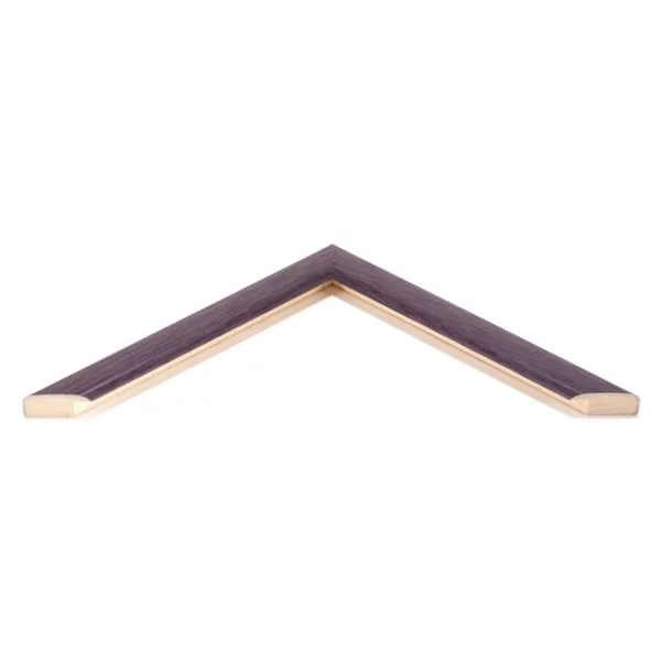 Holz Bilderrahmen Embankment 10x10 cm | Pflaume dunkel, matt | Normalglas (2 mm)