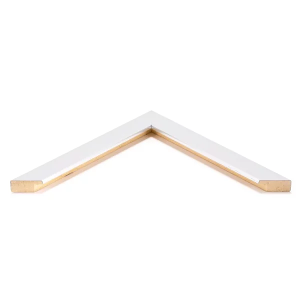 Holz Bilderrahmen Barnet 10x10 cm | Silber | Normalglas (2 mm)