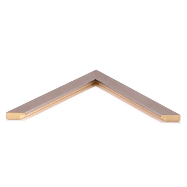 Holz Bilderrahmen Barnet 10x10 cm | Titan | Normalglas (2 mm)
