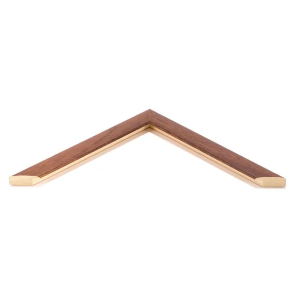 Holz Bilderrahmen Binfield 10x10 cm | Braun | Normalglas (2 mm)