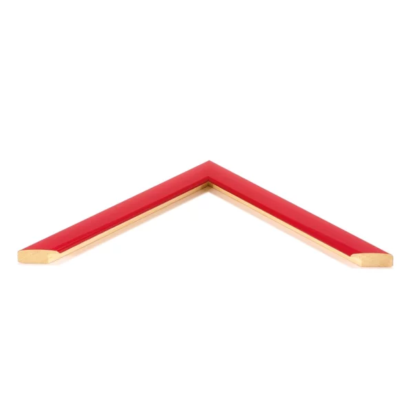 Cadre en bois Alexandra 40x50 cm | rouge | verre standard (2 mm)