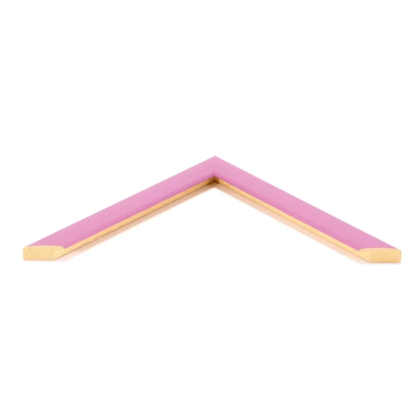 Cadre en bois sur mesure Alexandra lilas | verre standard (2 mm)