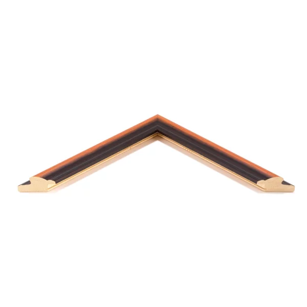 Cadre en bois sur mesure Greenford brun | verre standard (2 mm)