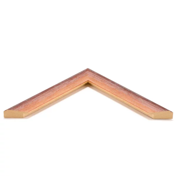 Holz Bilderrahmen High Barnet 10x10 cm | Rot | Normalglas (2 mm)
