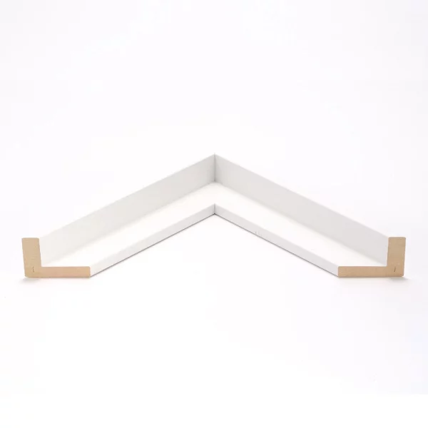 Caisse américaine Rochford 13x18 cm | blanc | cadre vide (sans verre ni panneau arrière)