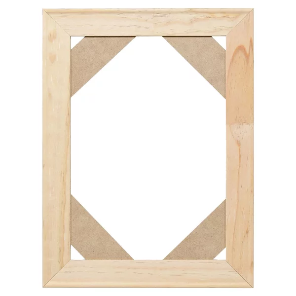 Keilrahmen 20x30 cm | Holz natur | Leerrahmen (ohne Glas und Rückwand)