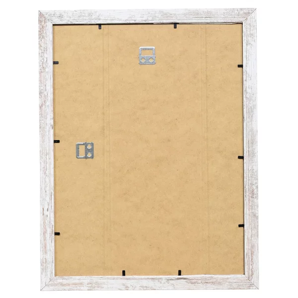 Holz-Bilderrahmen Profil 1545 10x15 cm | weiß | Normalglas (2 mm)