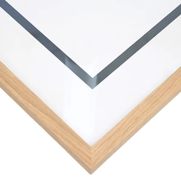 Holz-Bilderrahmen Anastasia 70x100 cm | Natur | Kunstglas (1 mm)