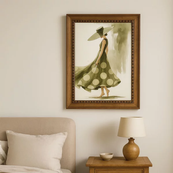 Kunststoff-Bilderrahmen Milena 50x70 cm | gold | Kunstglas (1 mm)