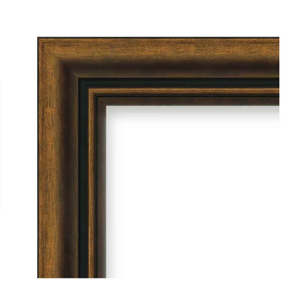 Barock Bilderrahmen Elwira 24x30 cm | kupfer | Kunstglas (1 mm)