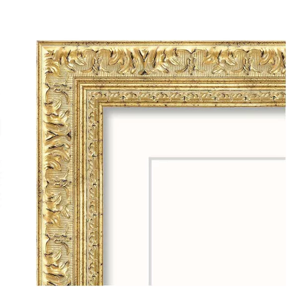 Cadre baroque Natalia 15x20 cm | or | verre synthétique (1 mm)