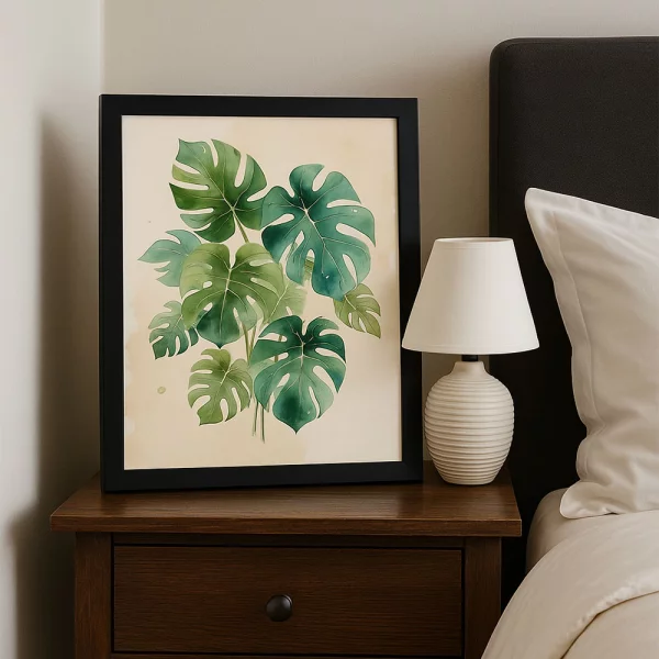 Holz-Bilderrahmen Aniela 50x70 cm | Schwarz | Kunstglas (1 mm)