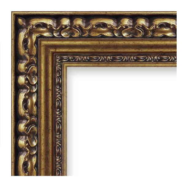 Barock Bilderrahmen Josephine 15x20 cm | gold | Kunstglas (1 mm)