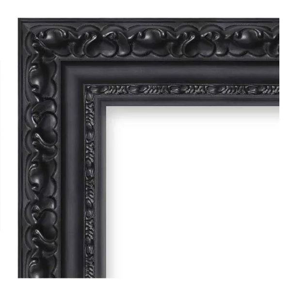 Cadre baroque Josephine 15x20 cm | noir | verre synthétique (1 mm)
