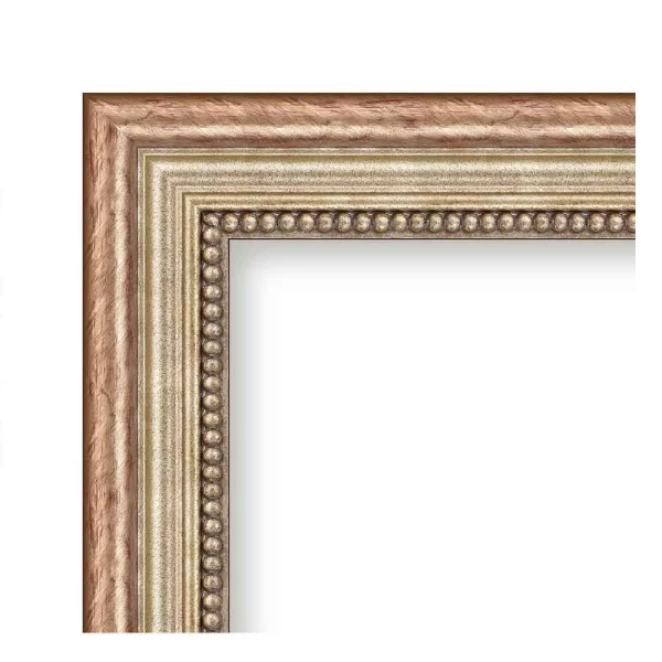 Cadre baroque Alessia 15x20 cm | argent | verre synthétique (1 mm)
