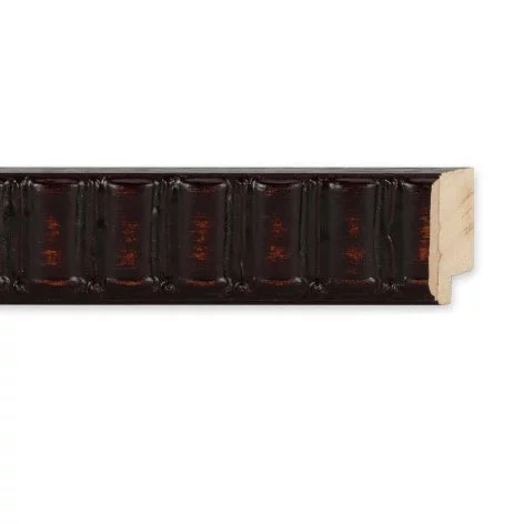Holz Bilderrahmen Glamour 10x15 cm | wenge | Kunstglas (1 mm)