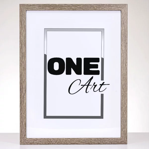 Cadre en bois Hekla (MDF) 29,7x42 cm (A3) | sonoma | verre synthétique (1 mm)