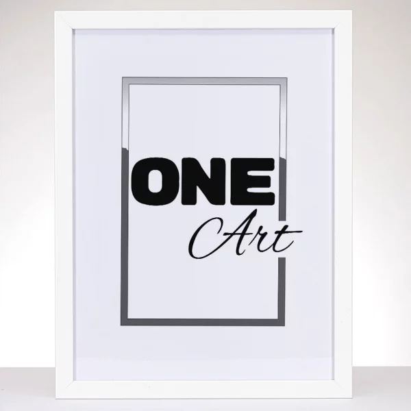 Cadre en bois Hekla (MDF) 10x15 cm | blanc | verre synthétique (1 mm)