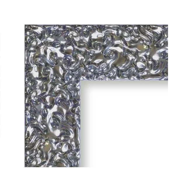 Cadre baroque Julia 15x20 cm | argent | verre synthétique (1 mm)