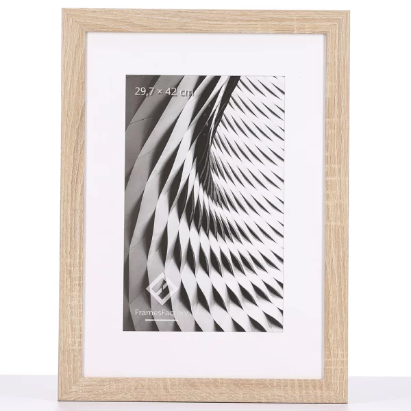 Cadre en bois Katla (MDF) 30x40 cm | naturel | verre synthétique (1 mm)
