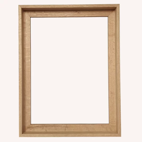 Caisse américaine Mila 20x30 cm | chêne | cadre vide (sans verre ni panneau arrière)