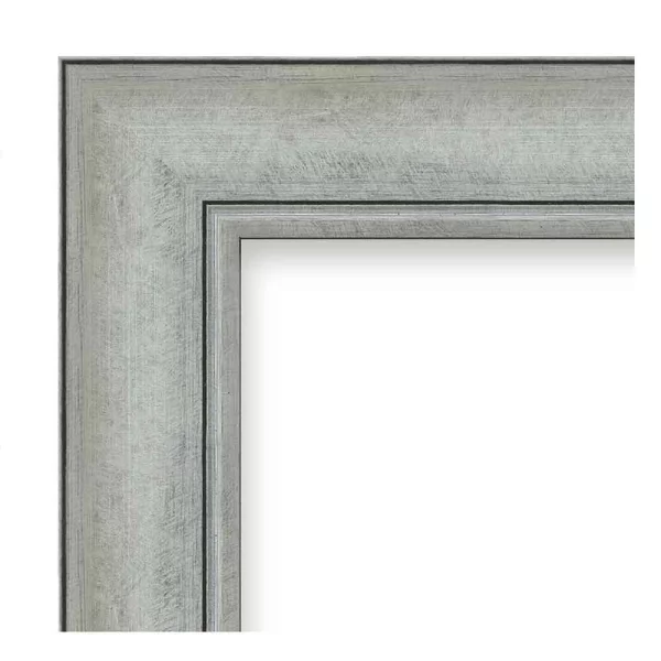 Barock Bilderrahmen Isa 42x59,4 cm (A2) | silber | Kunstglas (1 mm)