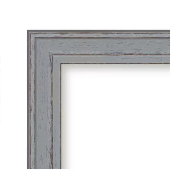 Cadre en bois Eva 60x70 cm | gris cendre | verre synthétique (1 mm)