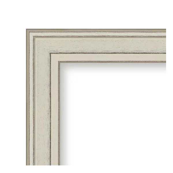 Cadre en bois Eva 60x70 cm | crème | verre synthétique (1 mm)