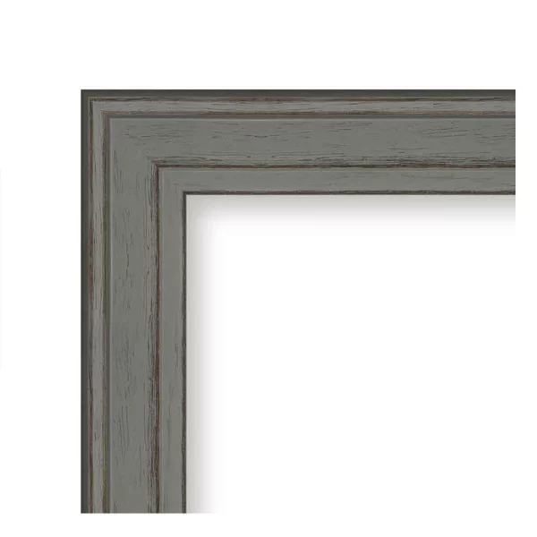 Cadre en bois Eva 60x70 cm | gris | verre synthétique (1 mm)