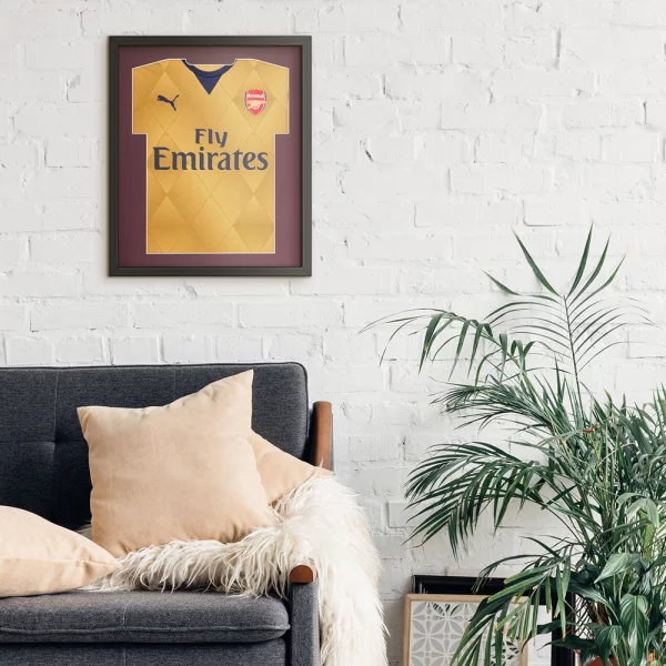 Cadre pour maillots Comfort Black avec passe-partout 53,4x63,4 cm | noir-bordeaux | verre synthétique (1 mm)