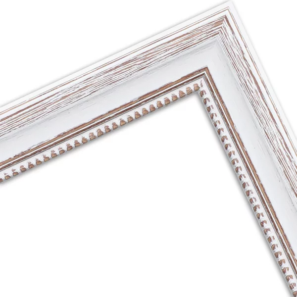 Holz Bilderrahmen Engsle 10x10 cm | Weiß | Normalglas (2 mm)