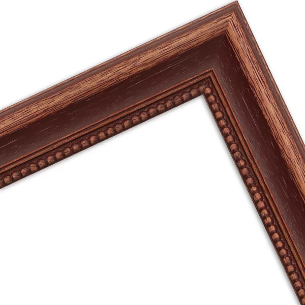 Miroir mural Engsle 20x20 cm | brun | miroir (2 mm)