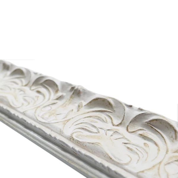 Cadre en bois exclusif Gjain sur mesure blanc | verre standard (2 mm)