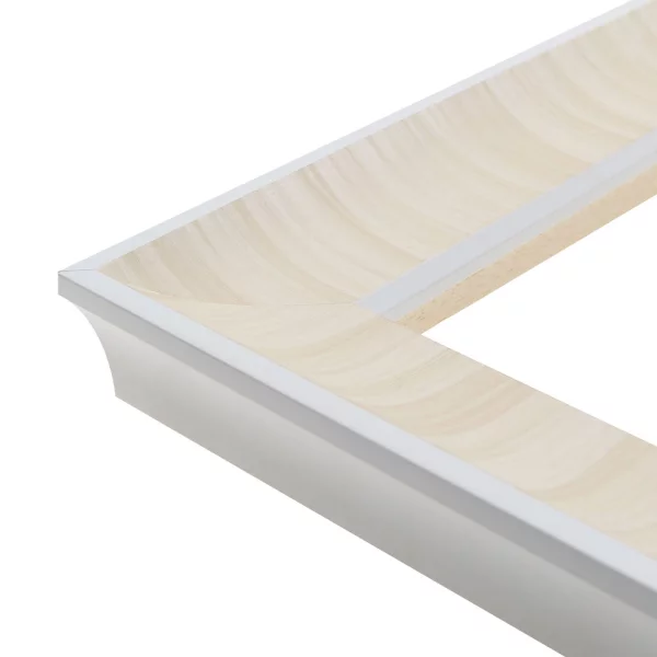 Miroir mural exclusif sur mesure Gerolnu crème | miroir (2 mm)