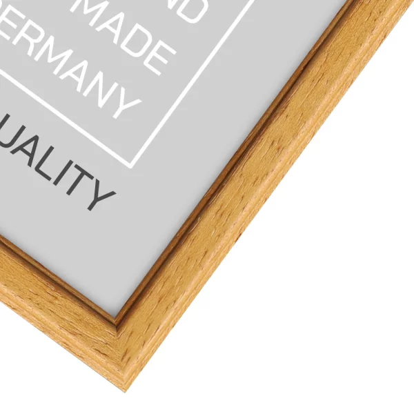 Holz-Bilderrahmen Kota 5x7 cm | Kork | Antireflexglas mattiert (2 mm)